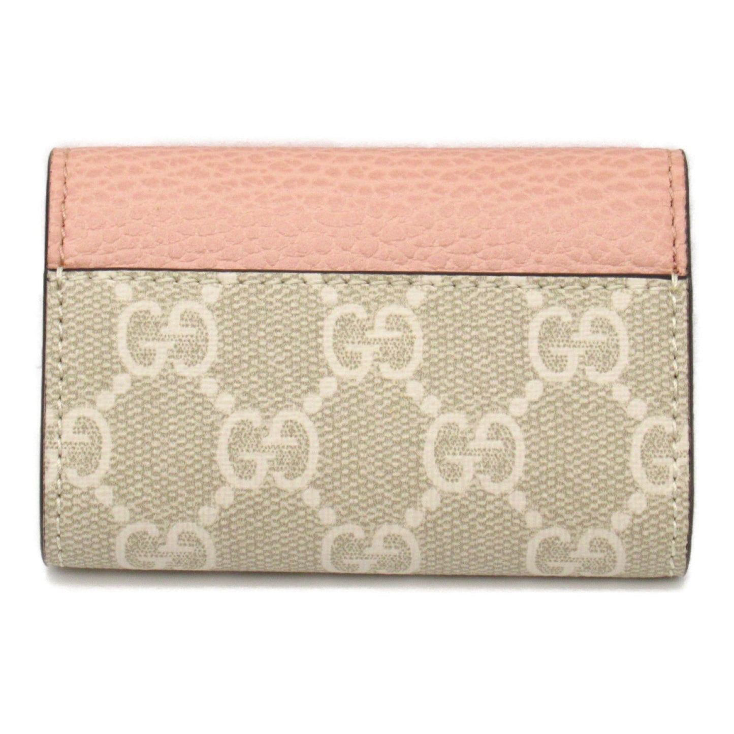 Gucci 6  Keycase Keycase Accessories Leather PVC Coated Canvas  Pink 456118