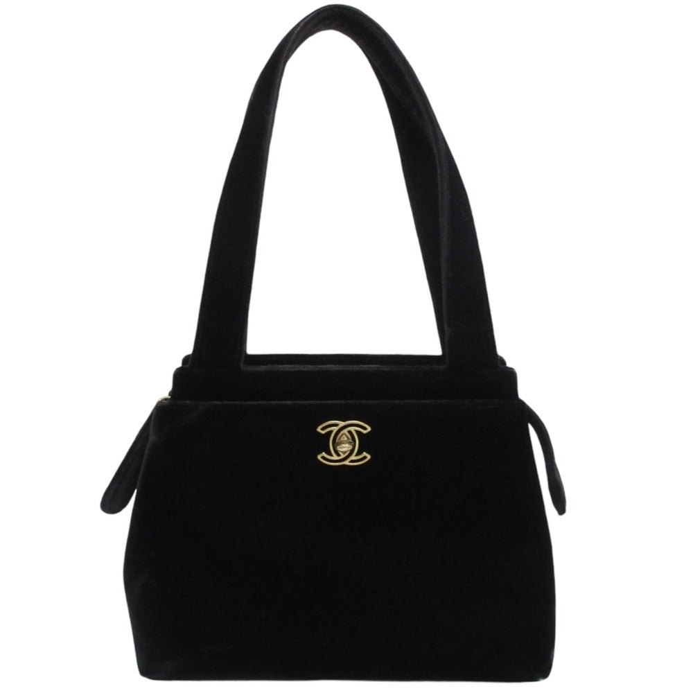 Chanel Coco Mark Velour Handbag