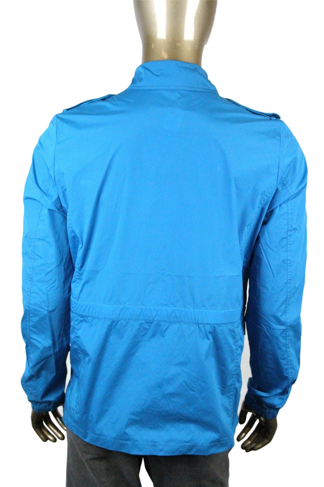 Gucci Men's Stretch Windbreak Turquoise Polyamide Elastane Blo  Jacket
