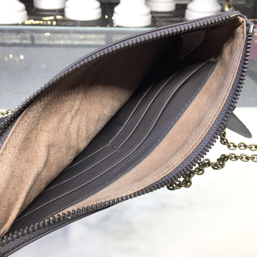 Top Quality Chain Shoulder Bag Gray, For Women, Women’s Bags 9.6in/24.5cm