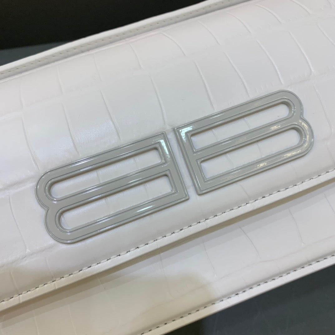 Top Quality Gossip Small Shoulder Bag White, For Women,  Bags 9.1in/23cm