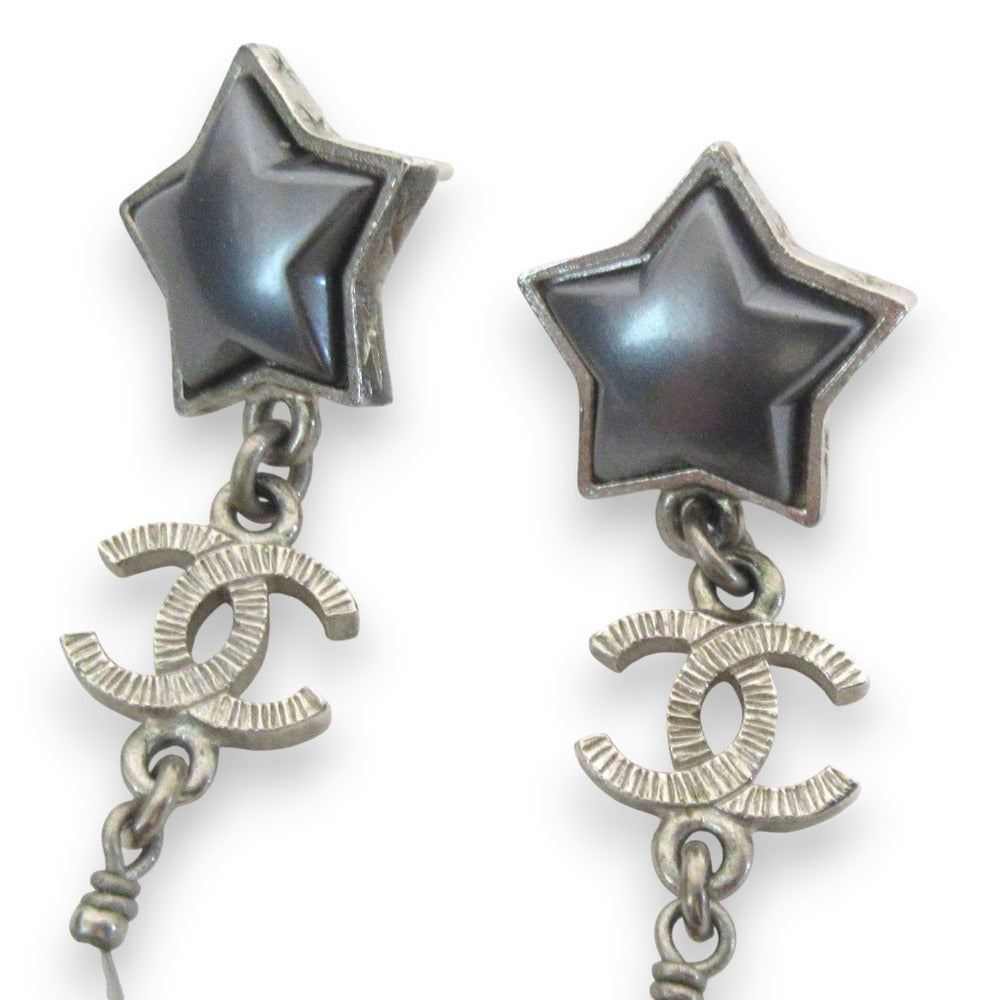 Chanel Coco Mark Star Long Earrings