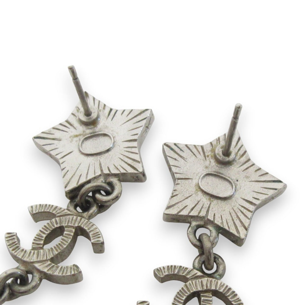 Chanel Coco Mark Star Long Earrings