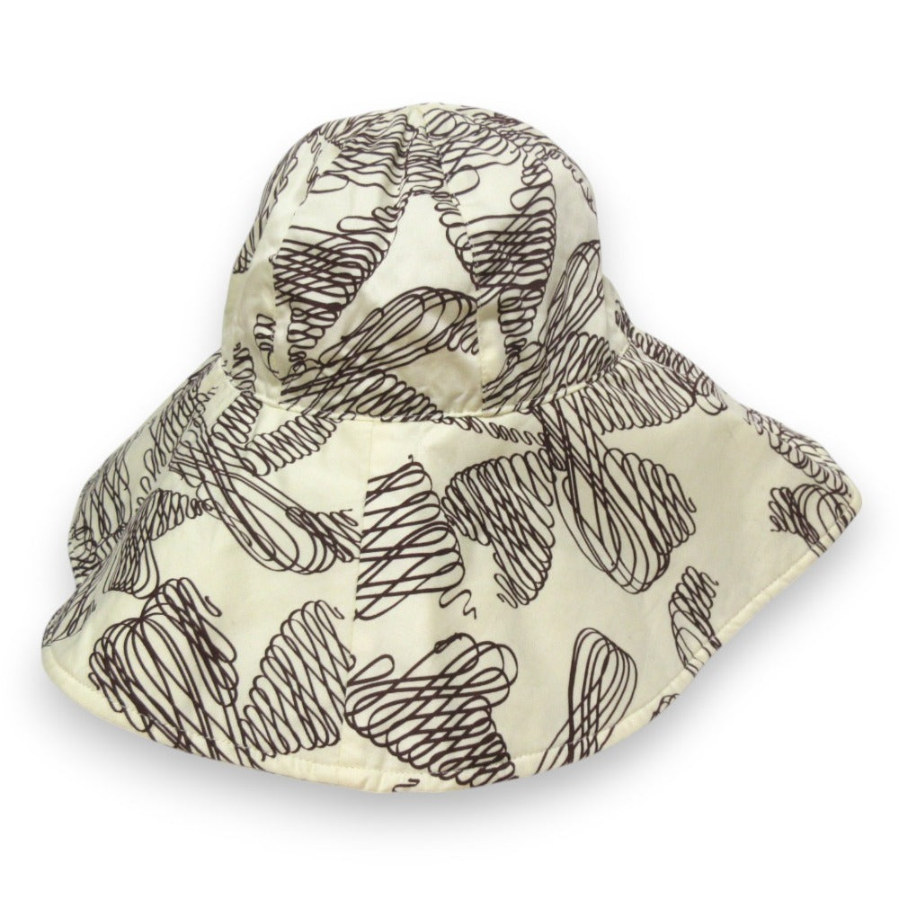 Chanel Allover Pattern Wide Hat