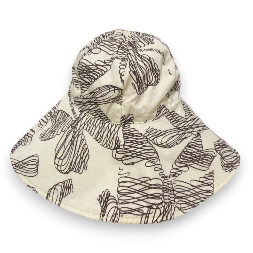 Chanel Allover Pattern Wide Hat
