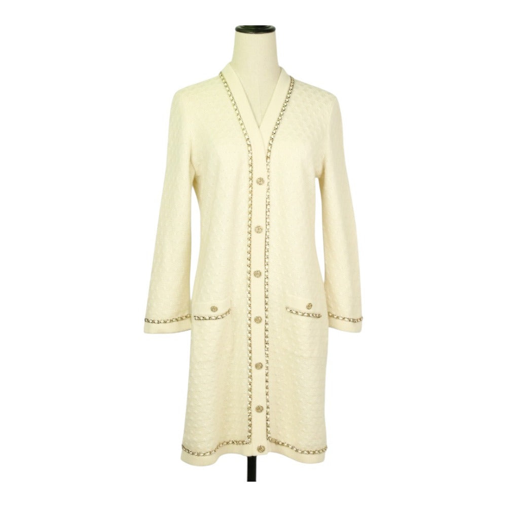 Chanel 23B Long Cardigan Coat Cashmere