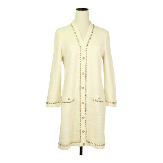 Chanel 23B Long Cardigan Coat Cashmere
