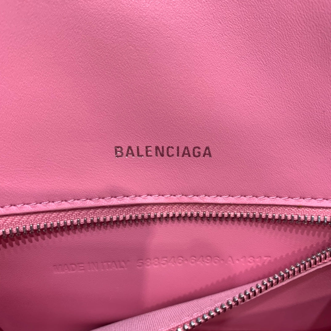 Top Quality Hourglass Small Handbag In Dark Pink, For Women,  Bags 9in/23cm