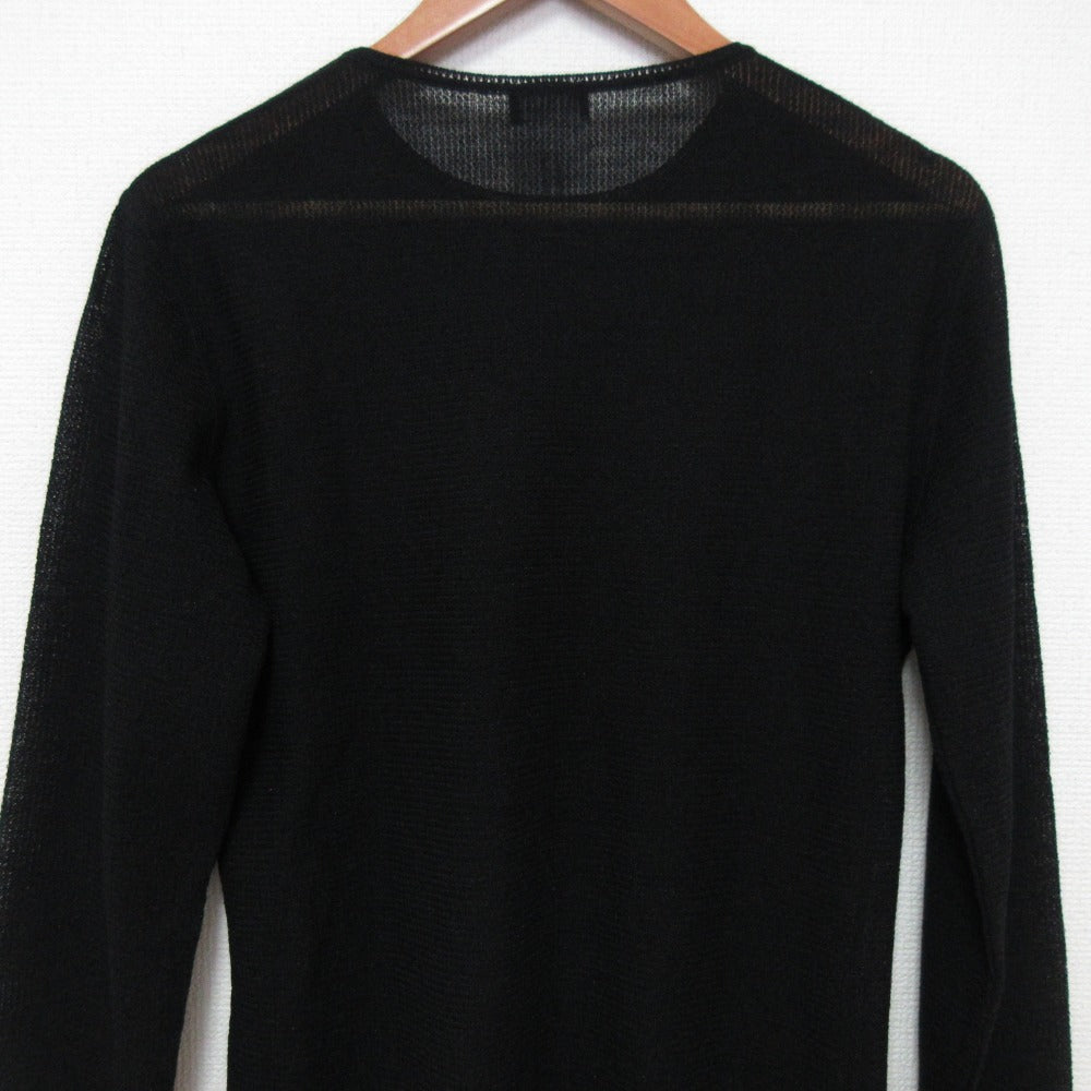 Chanel Front Logo Sheer Knit Pullover