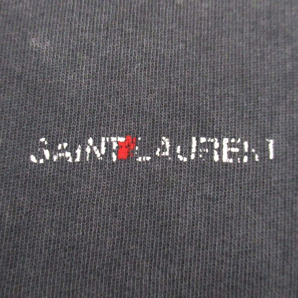 Saint Laurent Paris Logo Print Hoodie
