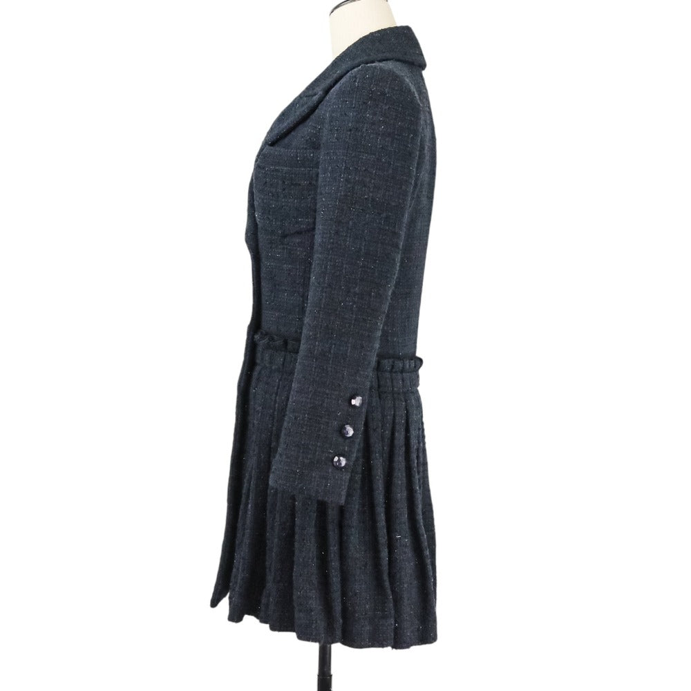 Chanel P64017 Tweed Double-Breasted Dress