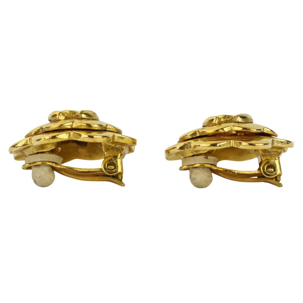 Chanel Camellia Earrings