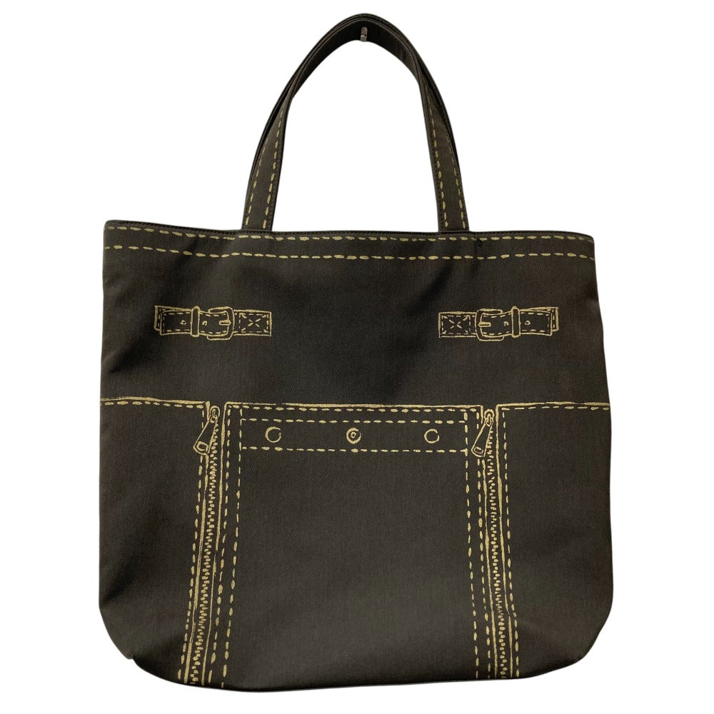 Yves Saint Laurent Rive Gauche Canvas Tote Bag