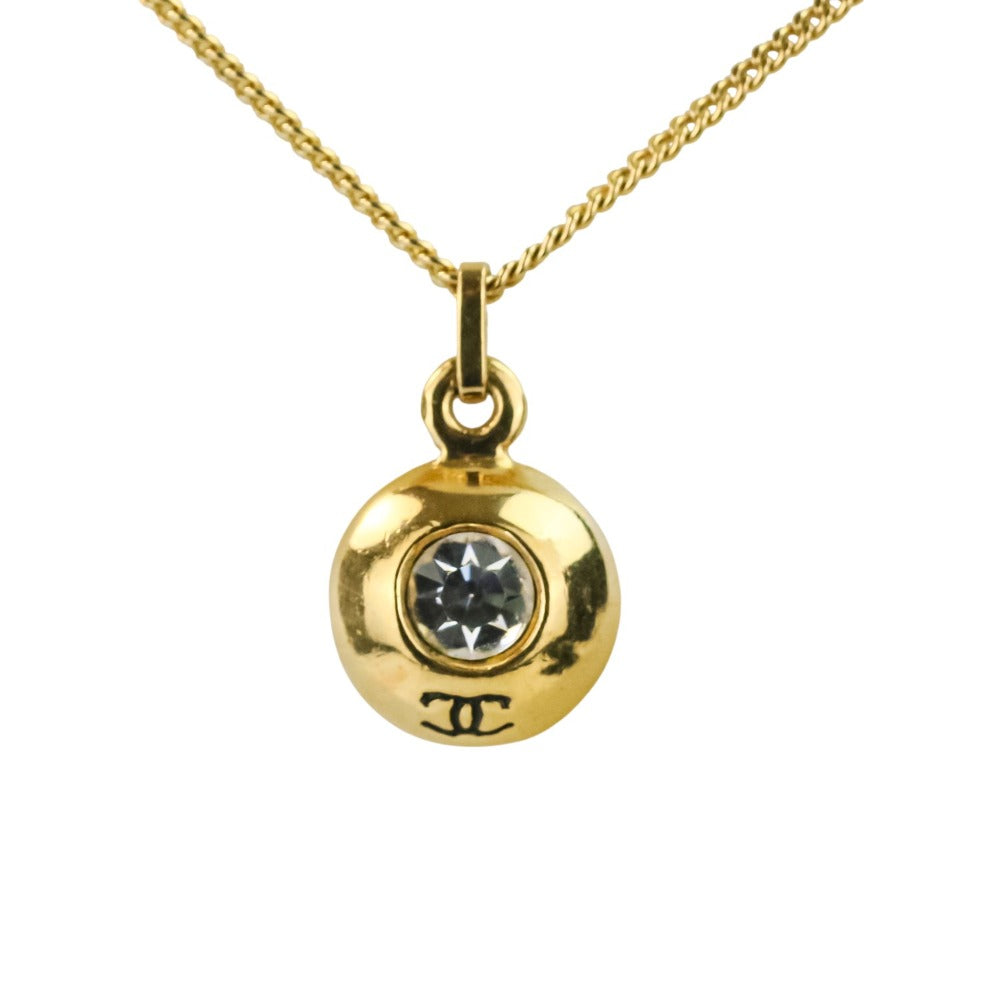 Chanel Coco Mark Crystal Necklace