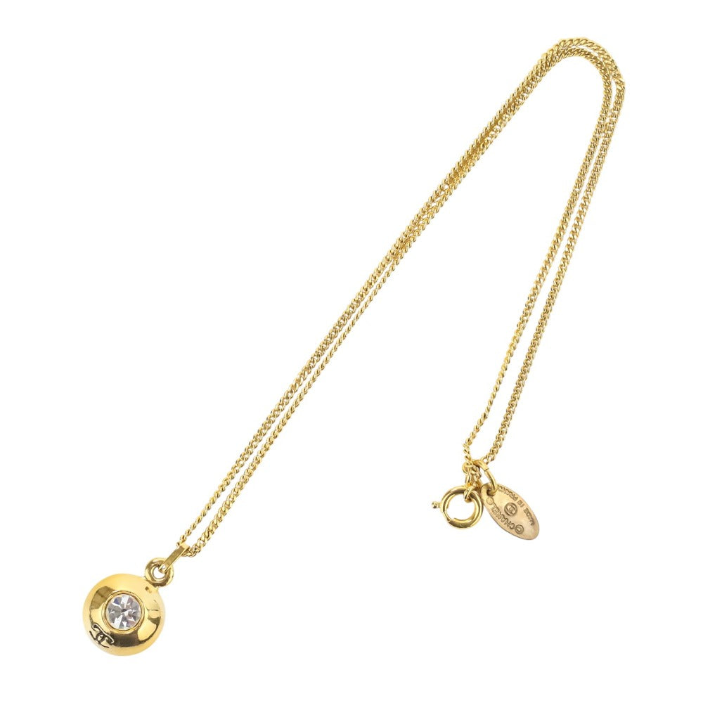Chanel Coco Mark Crystal Necklace