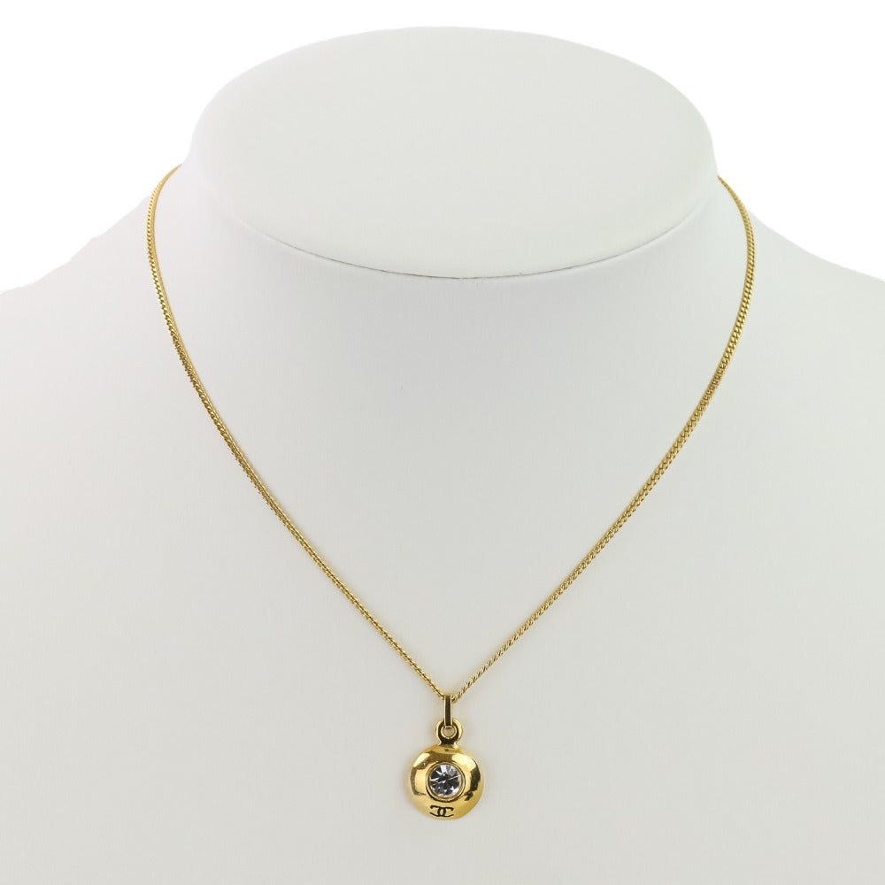 Chanel Coco Mark Crystal Necklace