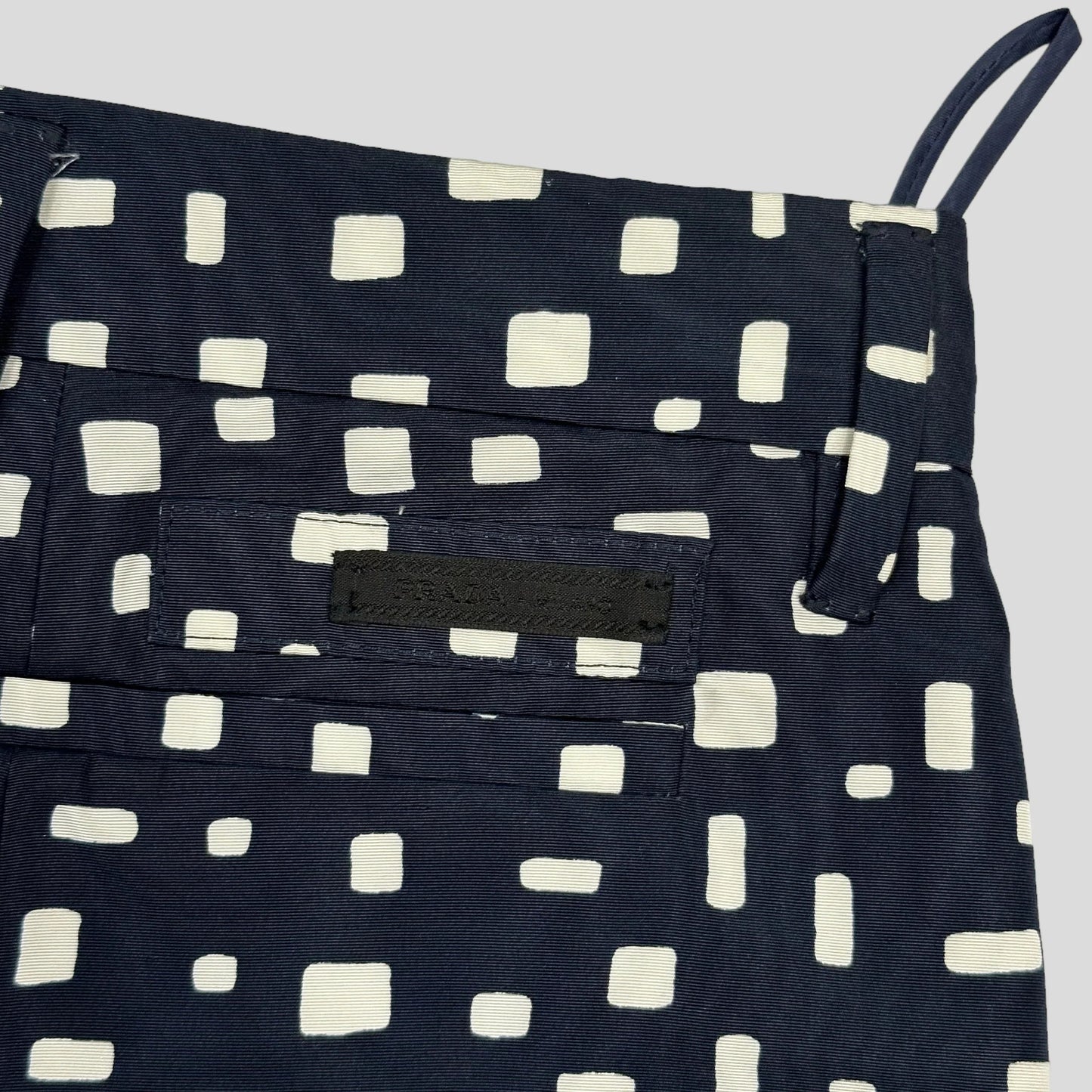 Prada Milano 2013 Silk Geometric Tro rs - IT38 (UK8)