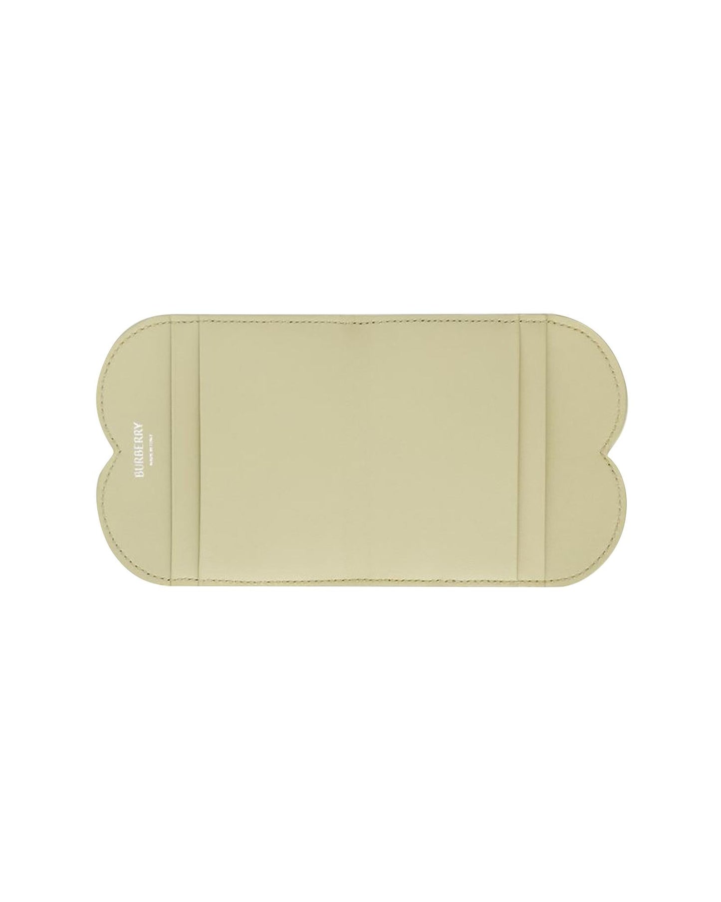 Burberry Scalloped Edge Leather Card Holder Women Beige Other