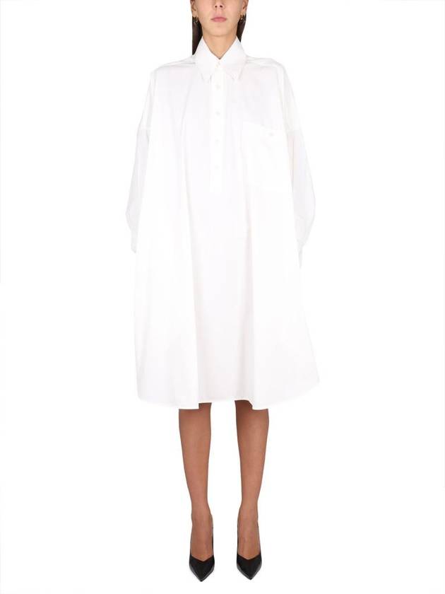 Luxury Bottega Veneta 23 ss Compact Cotton Dress 726546VA5Y09068 B0040201723