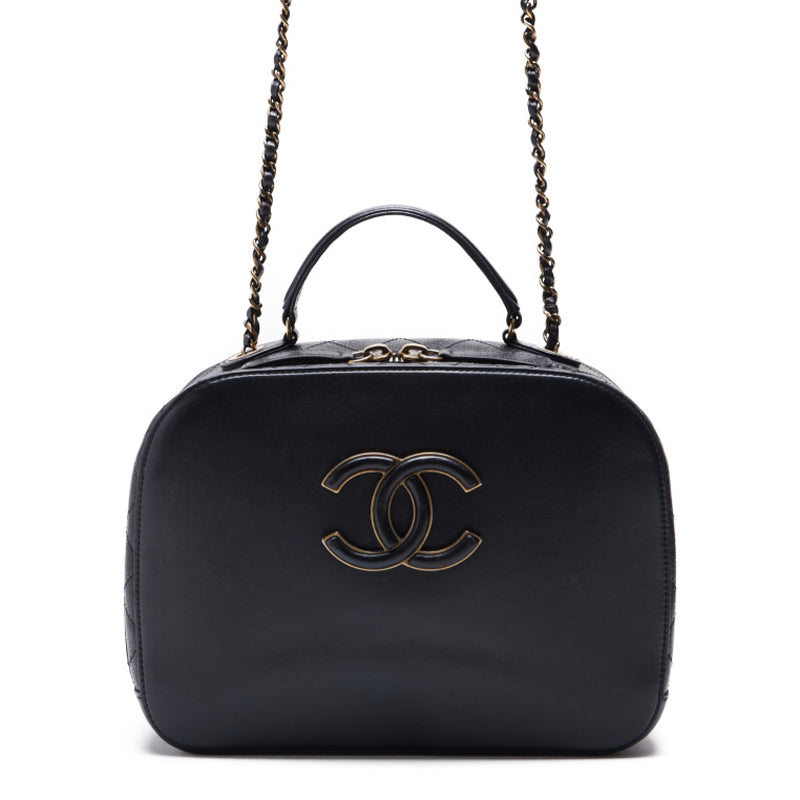 CHANEL DECACOCO Top Handle 2w Chain Shoulder  Caviar S Black  Handbag  Handbag  Handbag Hybrid ? Delivery? Ladies Online