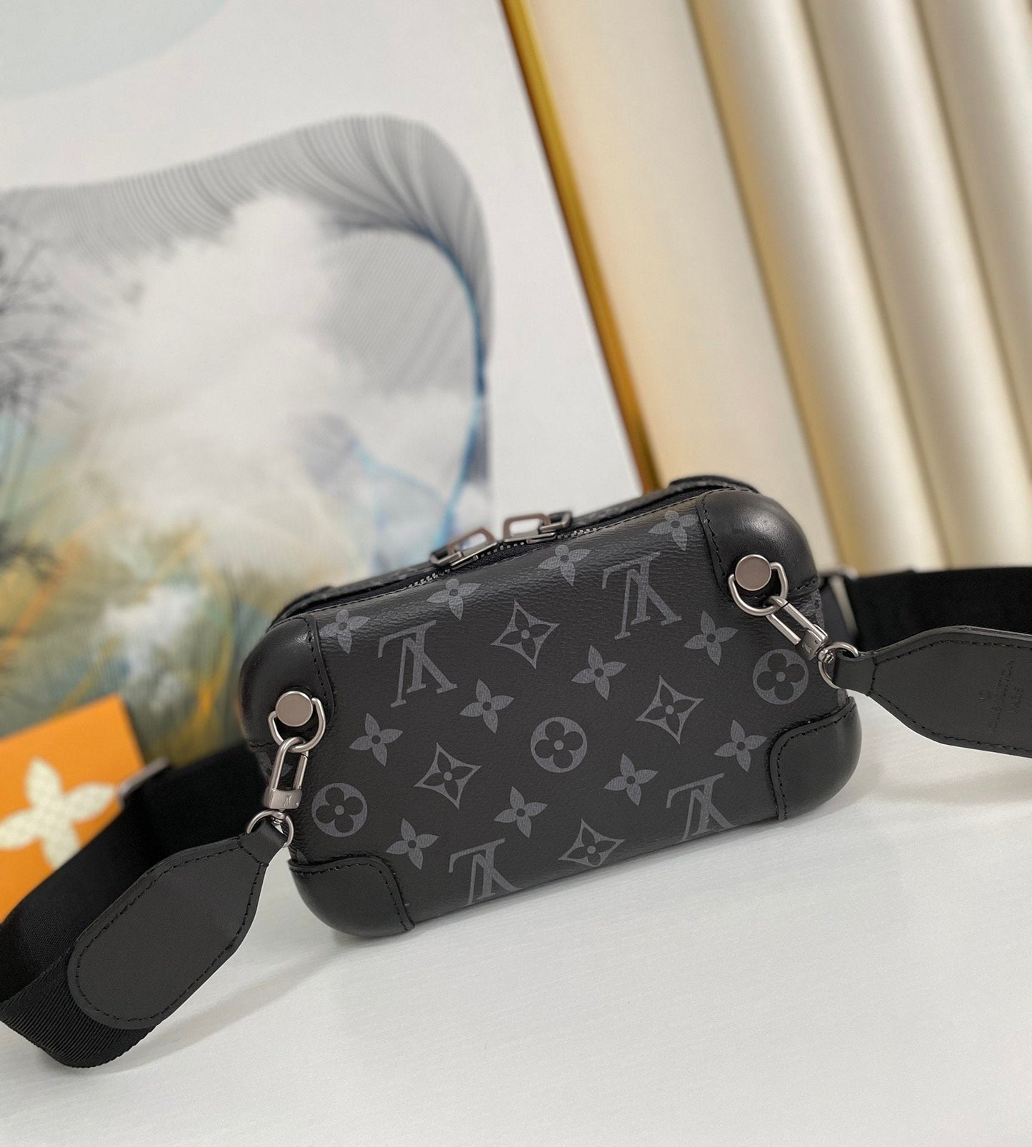 Top Quality Horizon Clutch Monogram Eclipse For Men, Bags, Shoulder And Crossbody Bags 8.3in/21cm Top Quality M45579