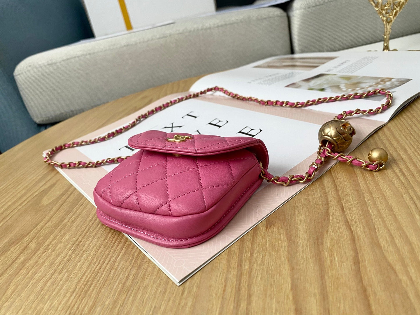 CHLMini 1889 Unblocked Metal Ball PiNike Bag For Women 9cm/3.5in