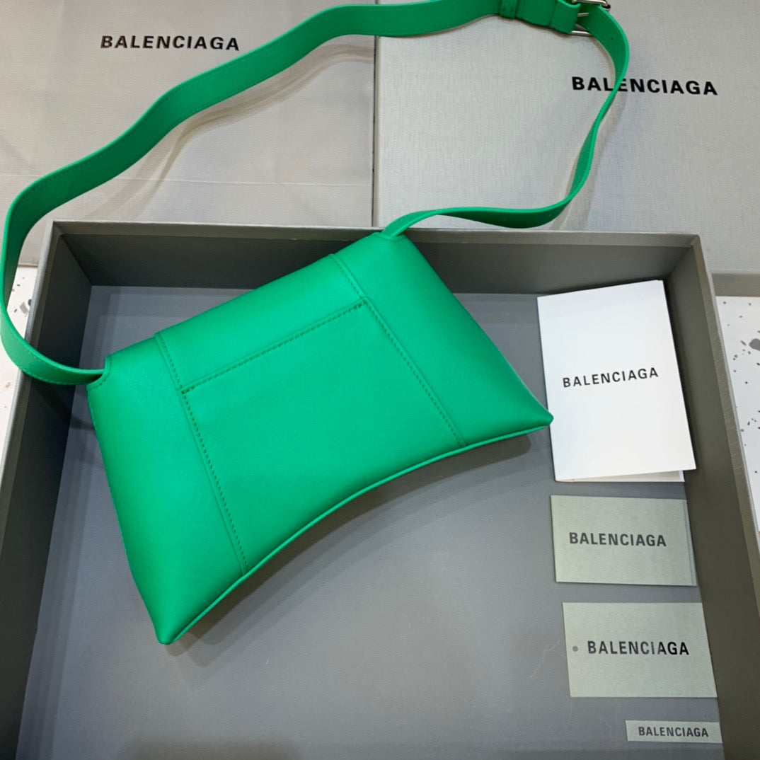 Top Quality Downtown XS Shoulder Bag In Green, For Women,  Bags 10in/25cm
