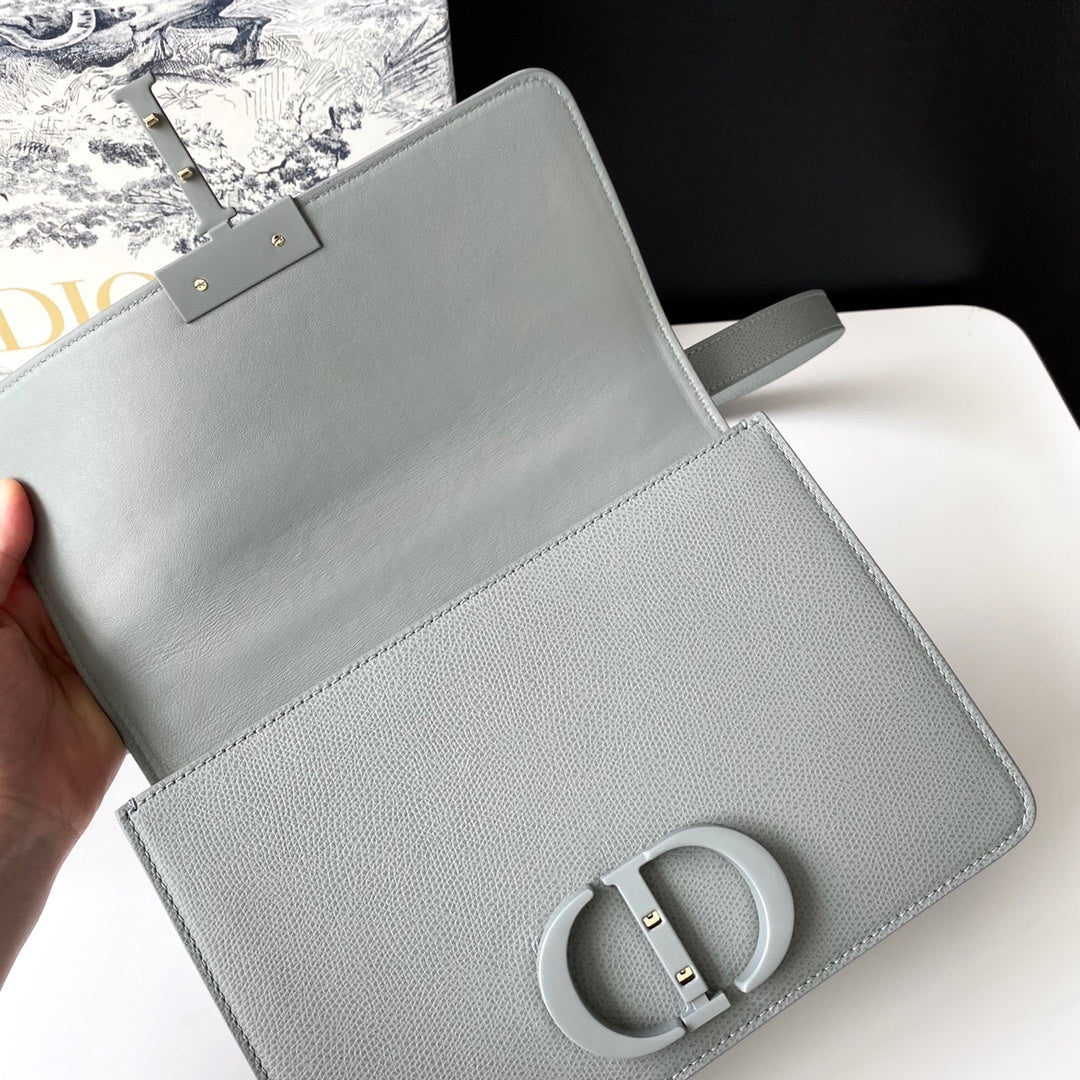 Top Quality Azure Gray GraTop Qualityent Handle Bag For Women 24cm/9.5in CD