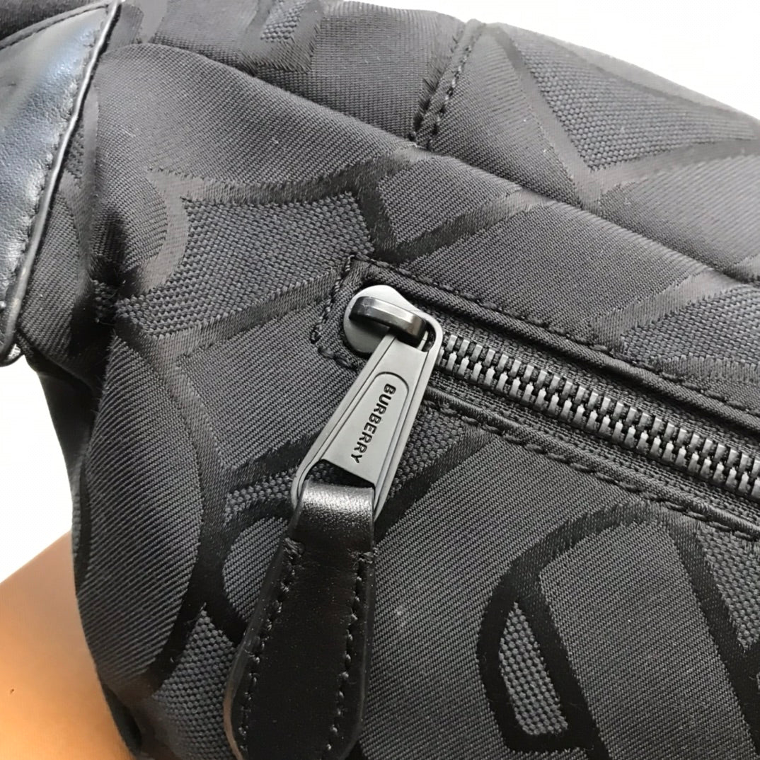 Top Quality Monogram Recycled Polyester Sonny Bum Bag Black For Men, Bags 12.2in/31cm