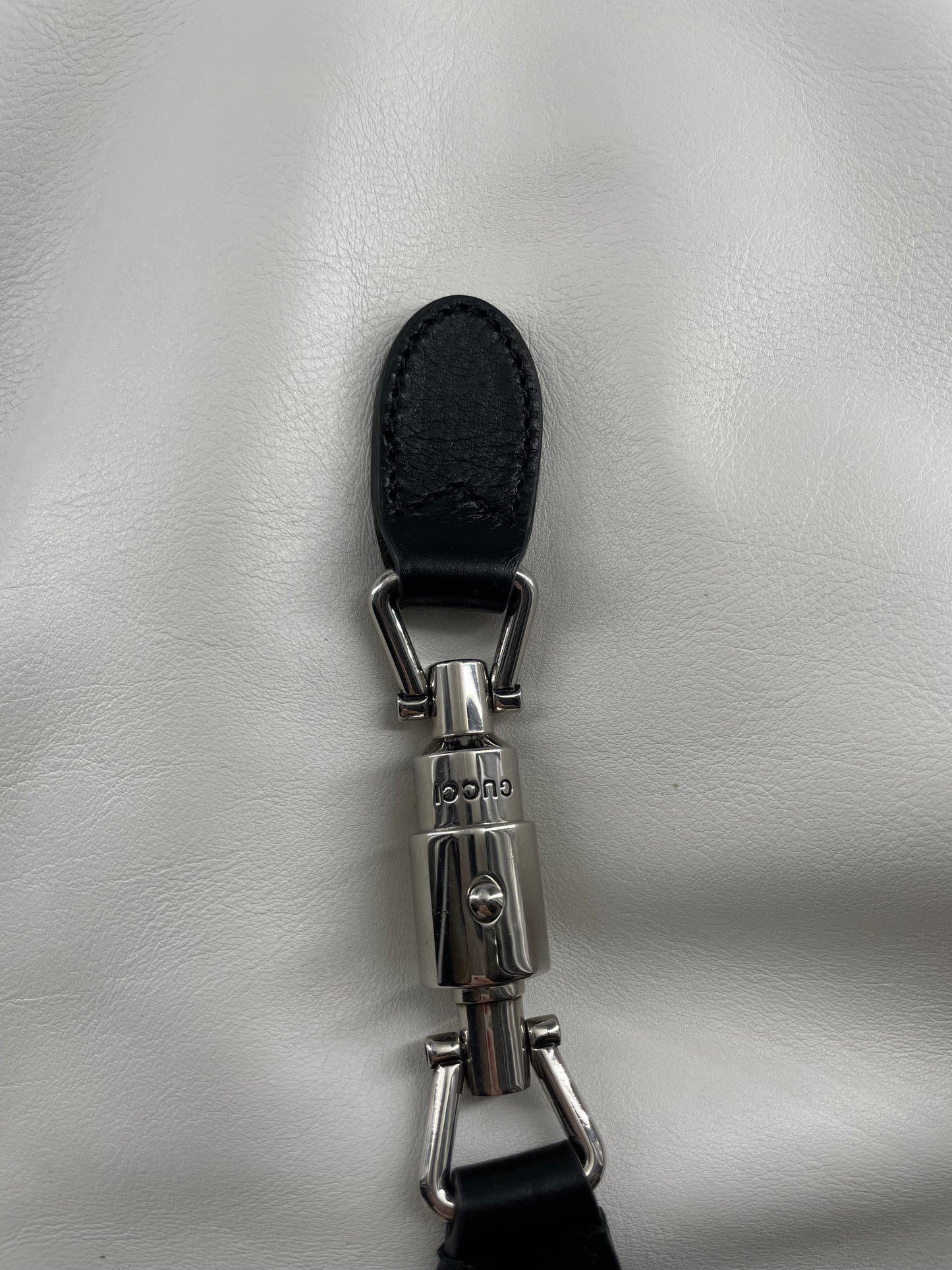 Gucci Jackie Original Shoulder Bag Leather White Leather Bag ( )
