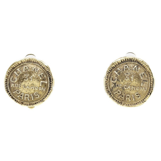 CHANEL 31 RUE CAMBON CAMBON Earrings   G    10.2g 31 RUE CAMBON