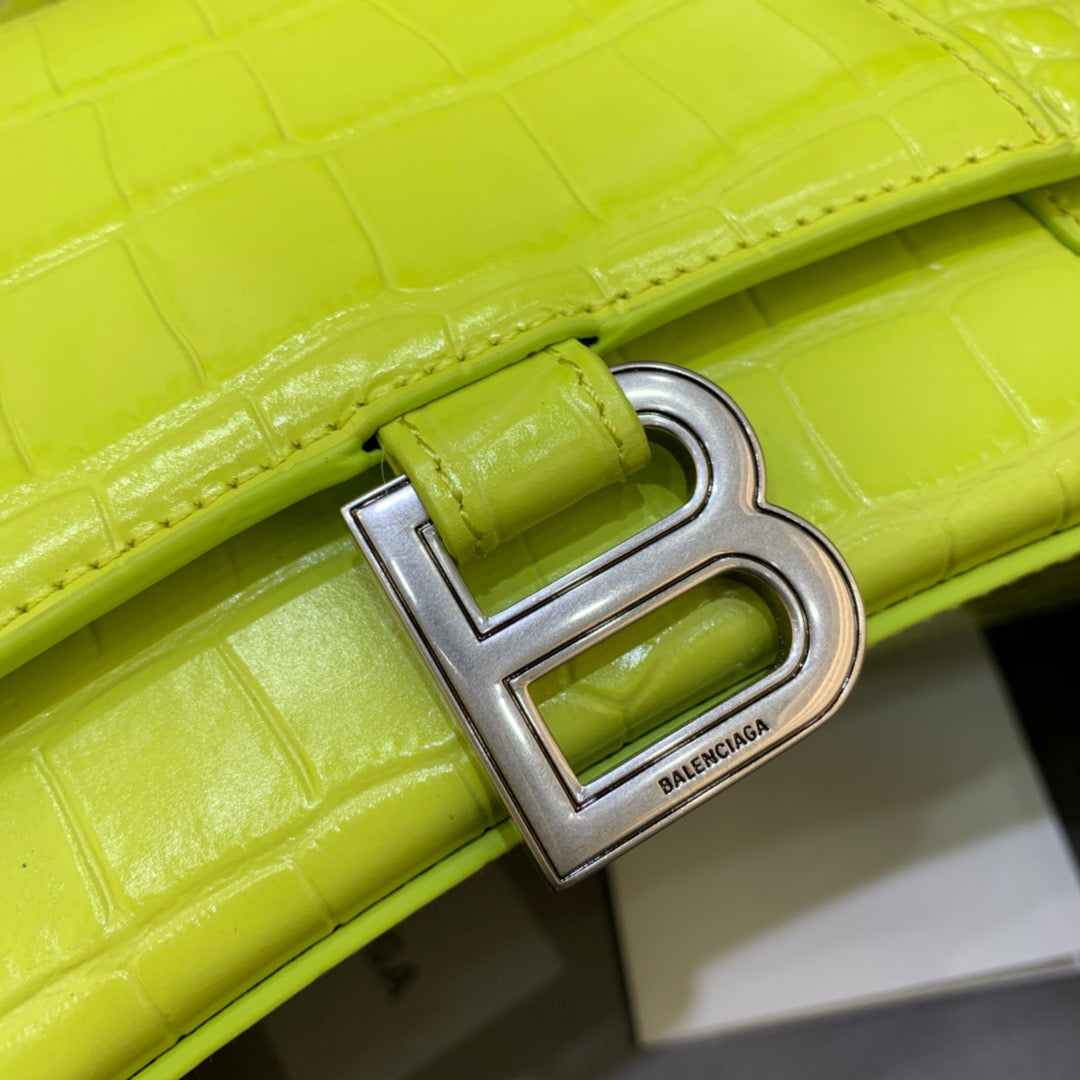 Top Quality Hourglass Small Handbag In Light Green, For Women,  Bags 9in/23cm
