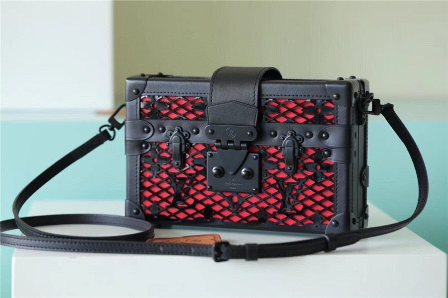 Top Quality Petite Malle Monogram Black For Women, Womens Handbags, Shoulder And Crossbody Bags 7.9in/20cm Top Quality M20353
