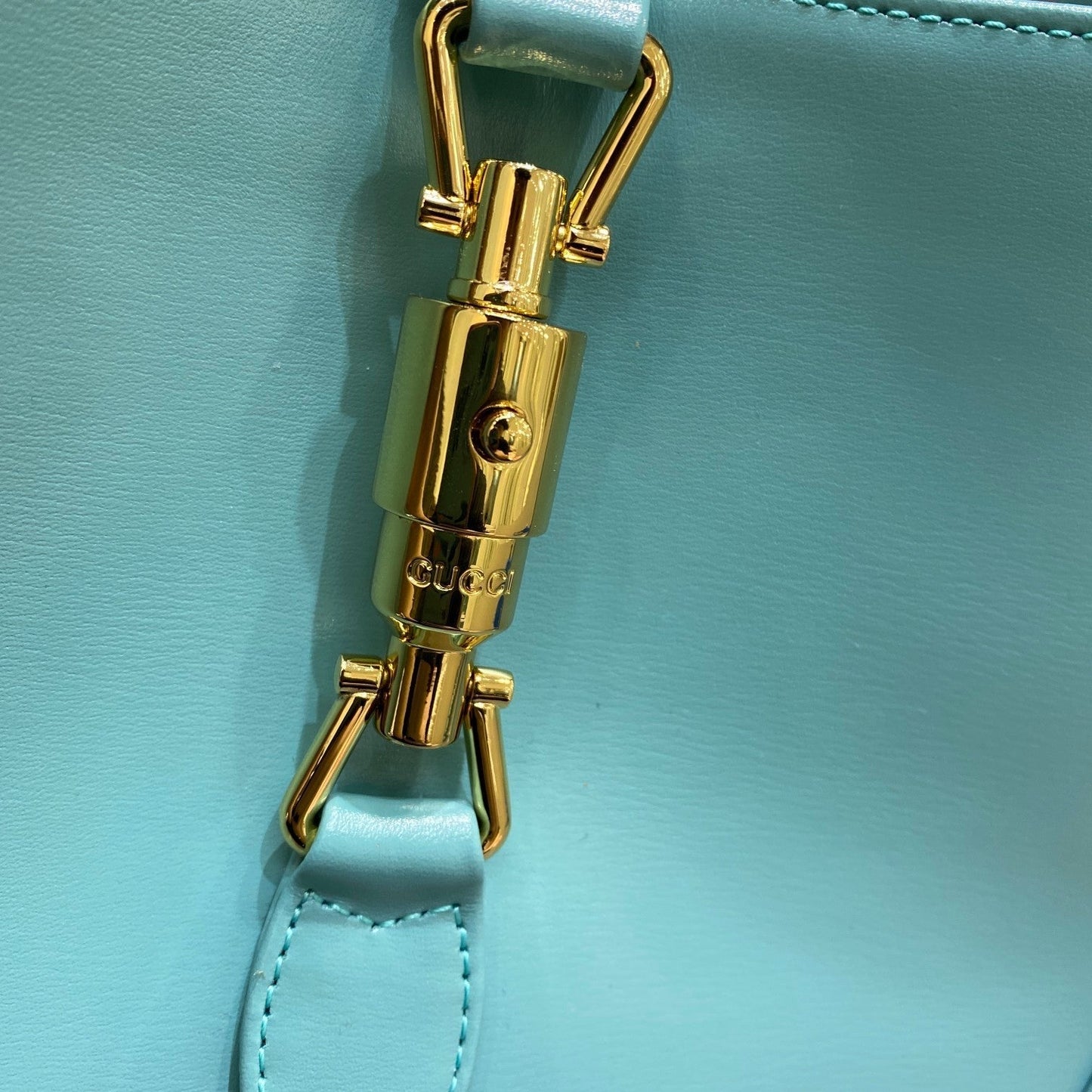 gg Jackie 1961 Small Shoulder Bag Light Blue For Women 10.8in/27cm gg ‎636709 10O0G 4933