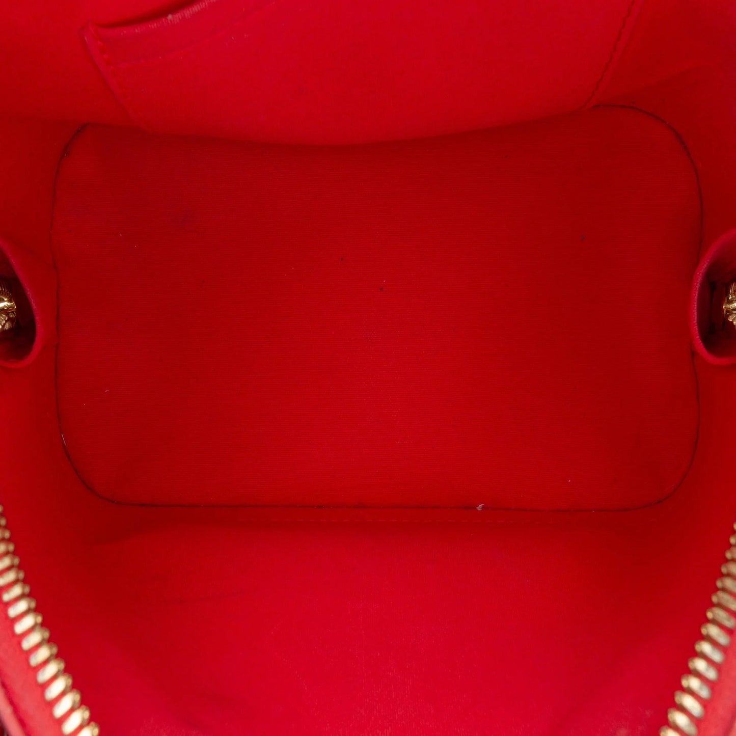 Red Louis Vuitton Monogram Vernis Alma BB Satchel