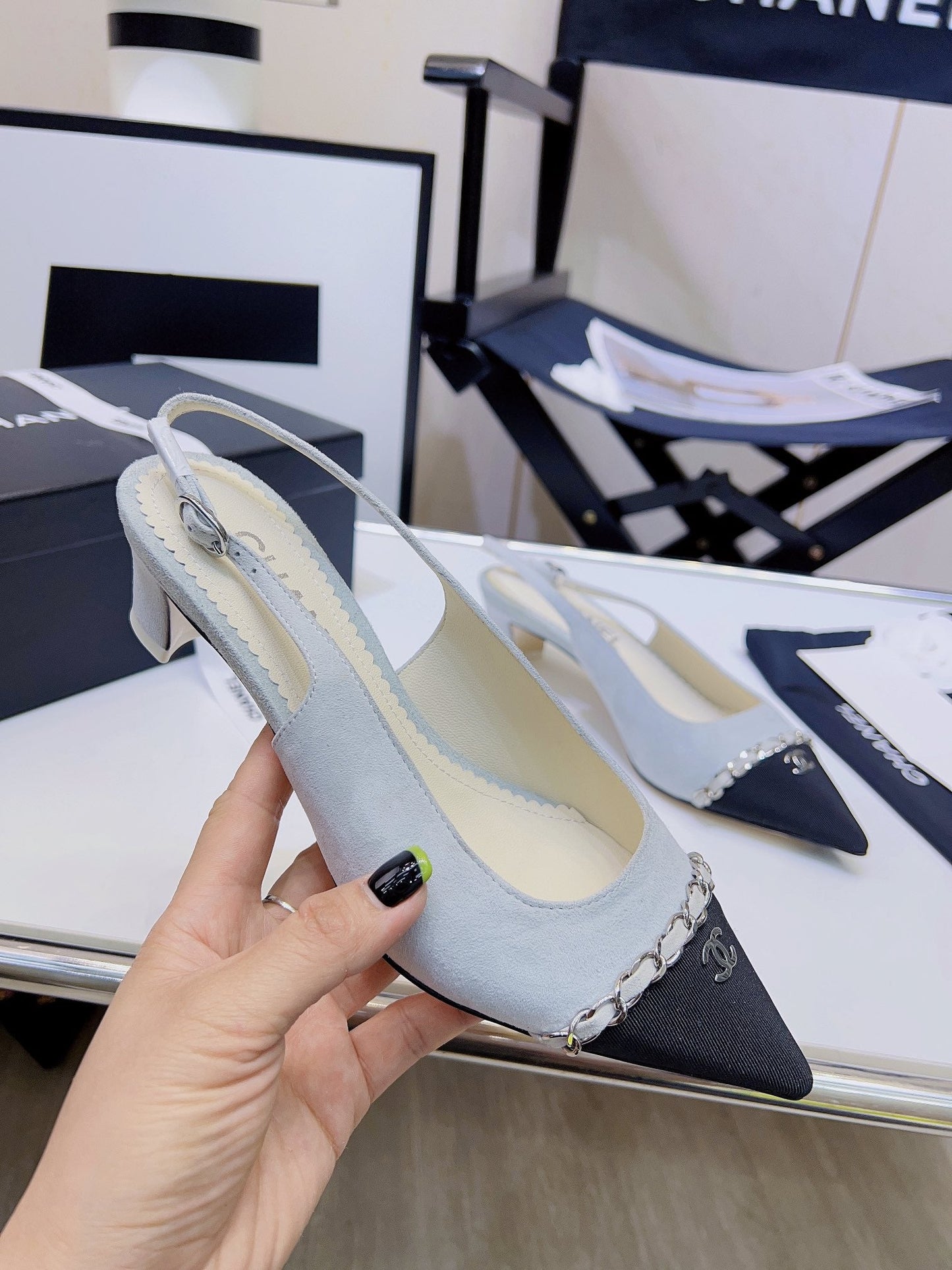 New 1:1 rep CHL High Heel Shoes 021