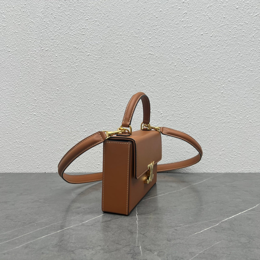 Top Quality Box Triomphe Tan For Women 9in/22cm 199993BFN.04LU
