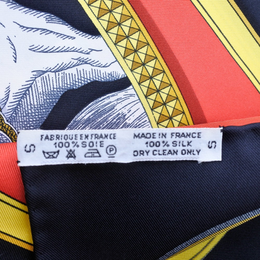 HERMES scarf silk multicolor GRAND APPARAT Carre90 Women  d