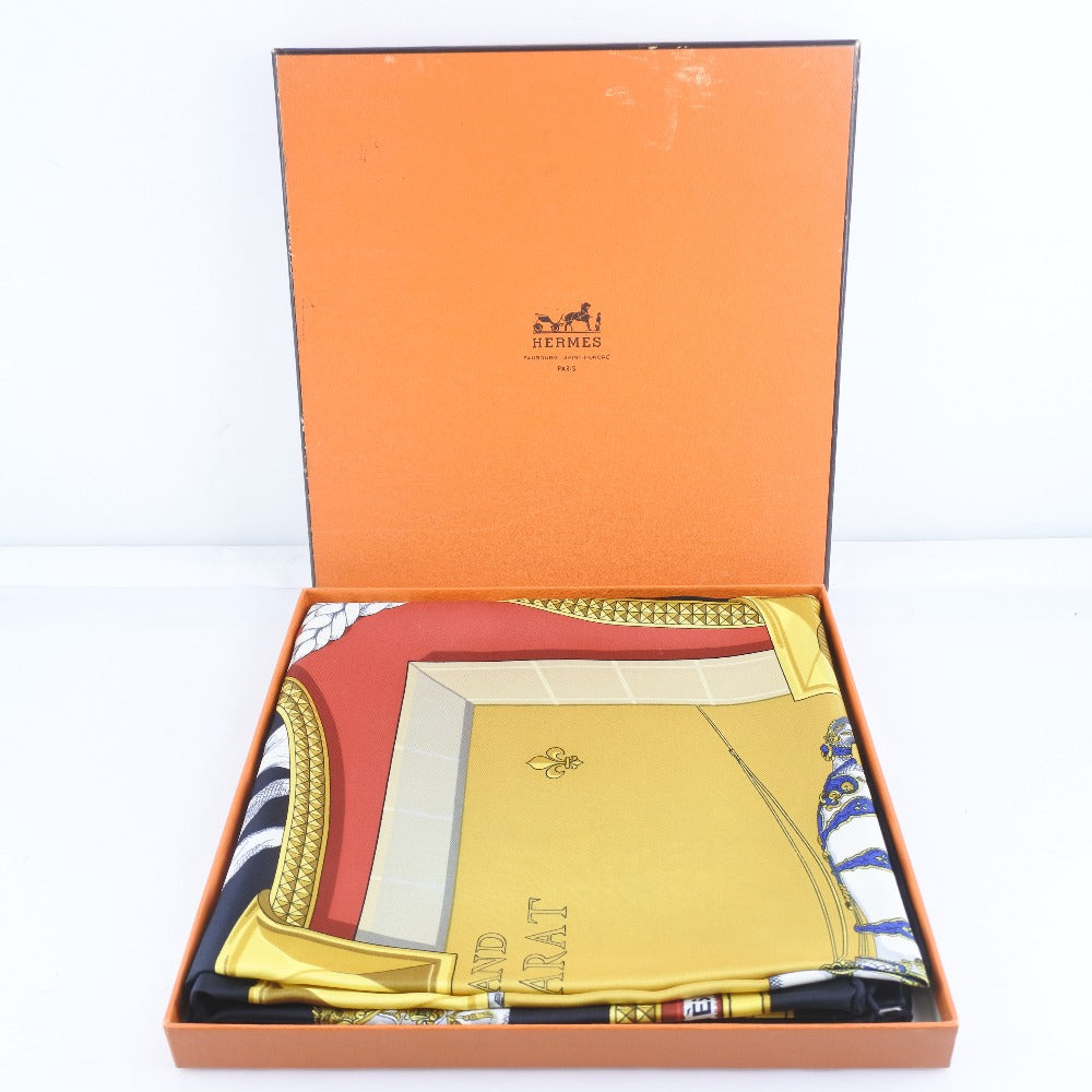 HERMES scarf silk multicolor GRAND APPARAT Carre90 Women  d