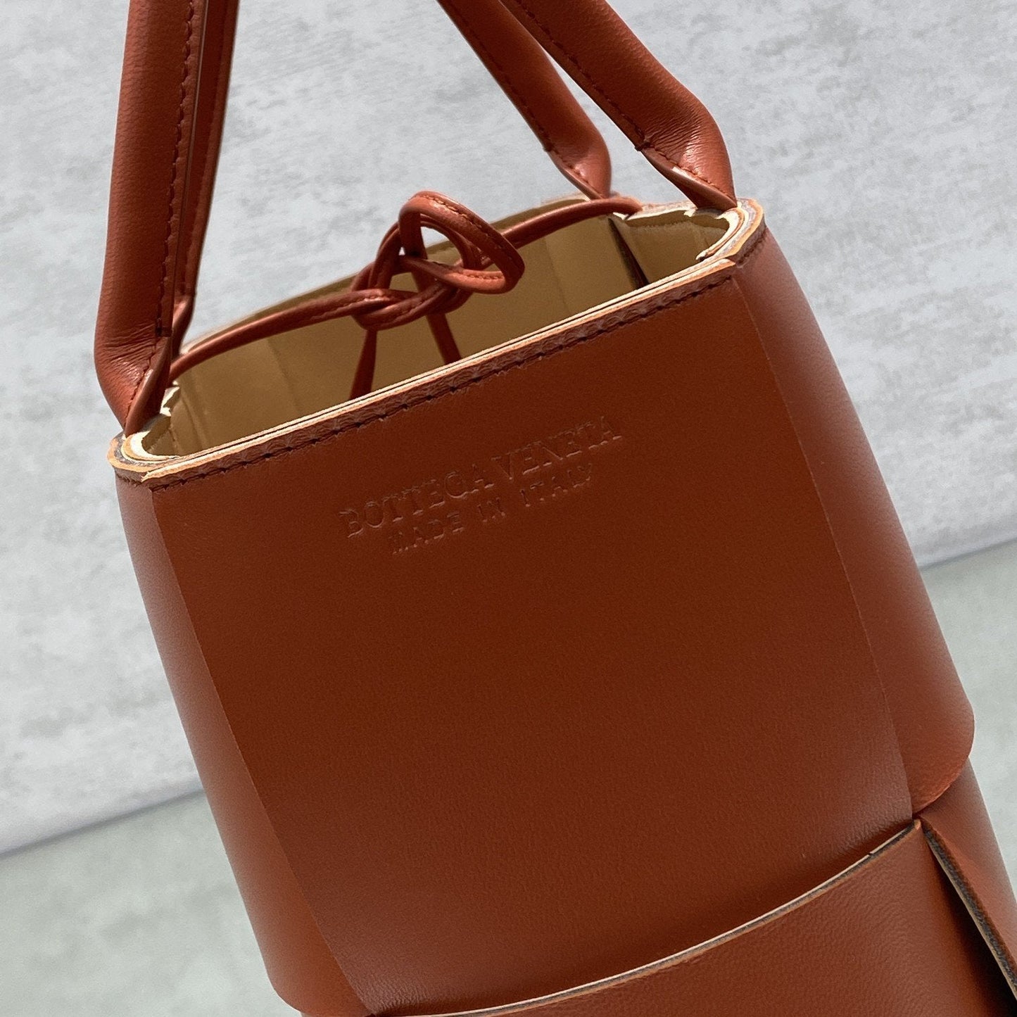 Top Quality Small Arco Tote Bag Orange, For Women, Bags 14.2in/36cm