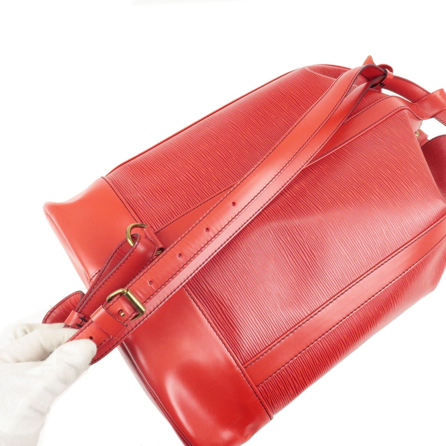 Louis Vuitton Epi Randonnee GM Laundry Bag Castilian Red M43087