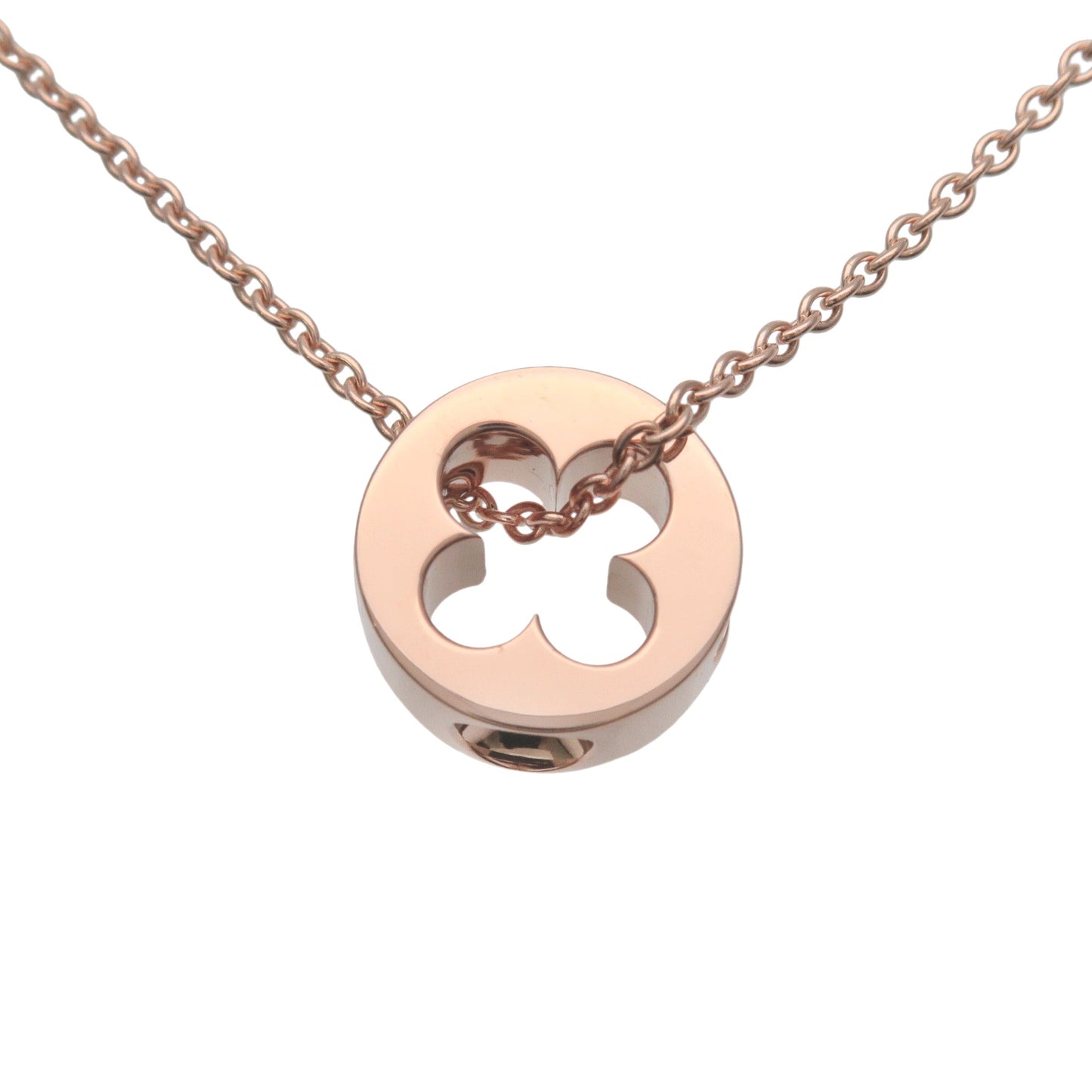 Louis Vuitton Pendentif Empreinte Necklace K18PG Rose Gold Q93673