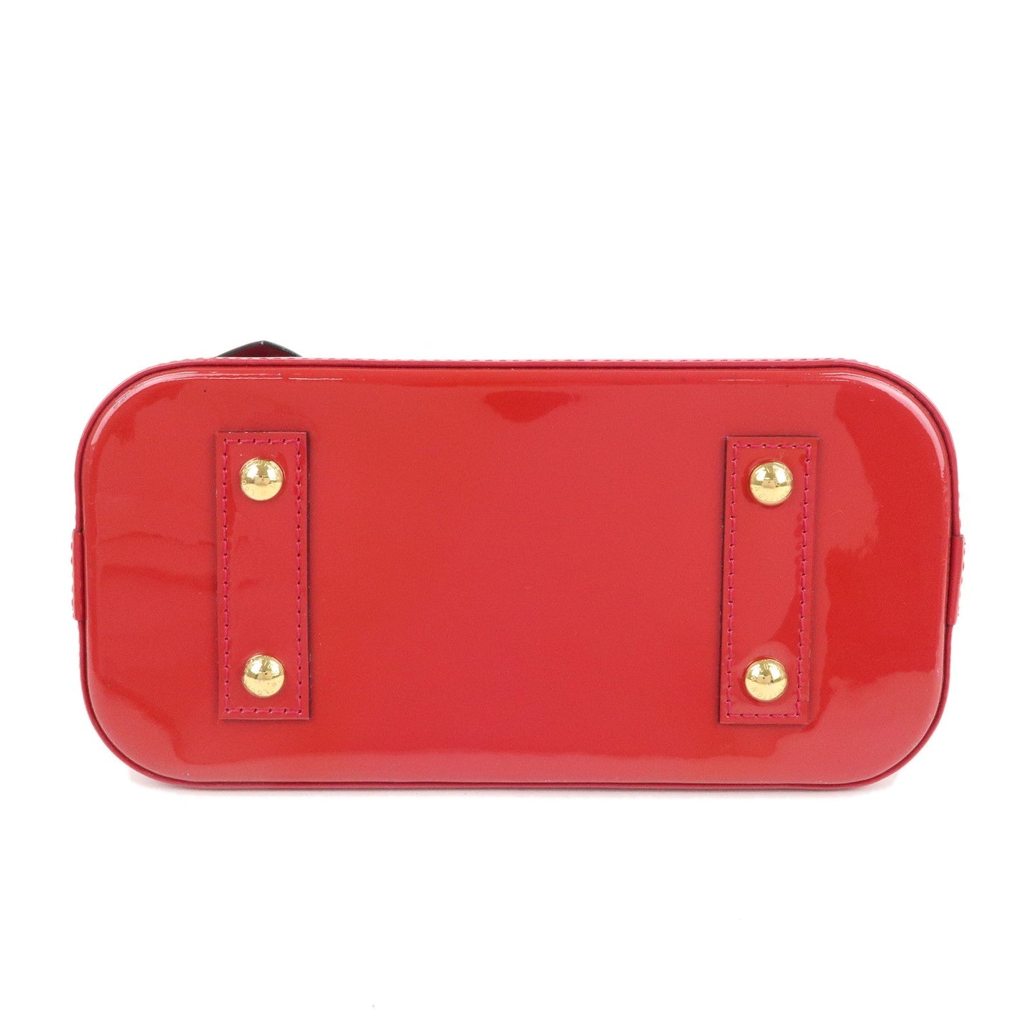 Auth Louis Vuitton Monogram Vernis Alma BB 2Way Bag Rose Indien M91771  d F/S