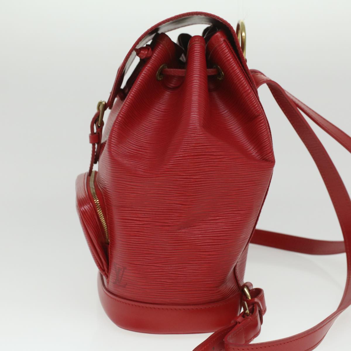 LOUIS VUITTON Epi Montsouris MM Backpack Monaco 700th Red LV  36931