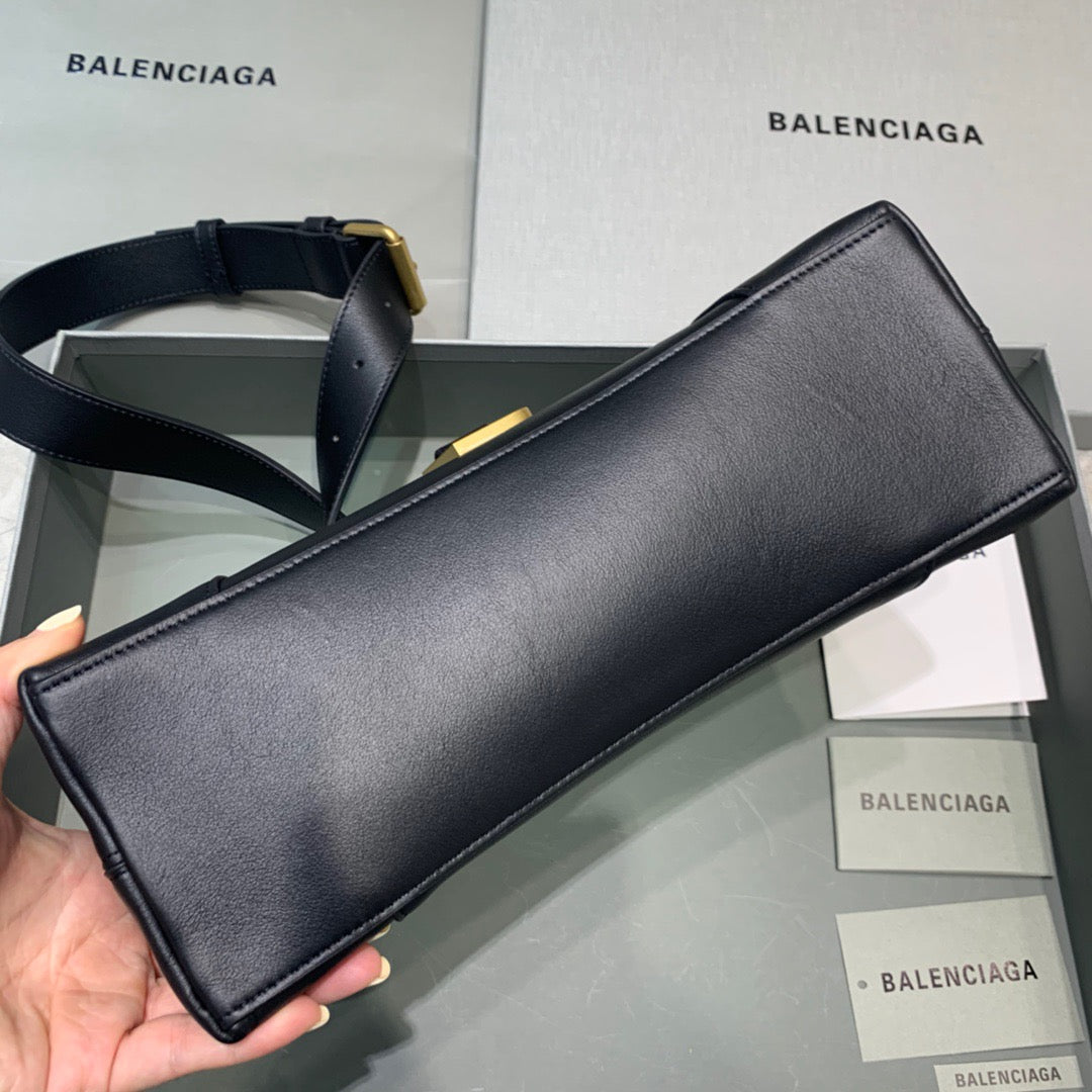 Top Quality Downtown Small Shoulder Bag In Black, For Women,  Bags 11.8in/30cm 67135329S1M1000