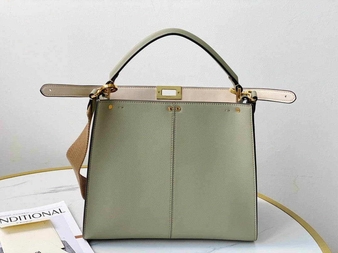 FI Top Quality X-Lite Tote MeTop Qualityum Beige Bag For Woman 30cm/12in