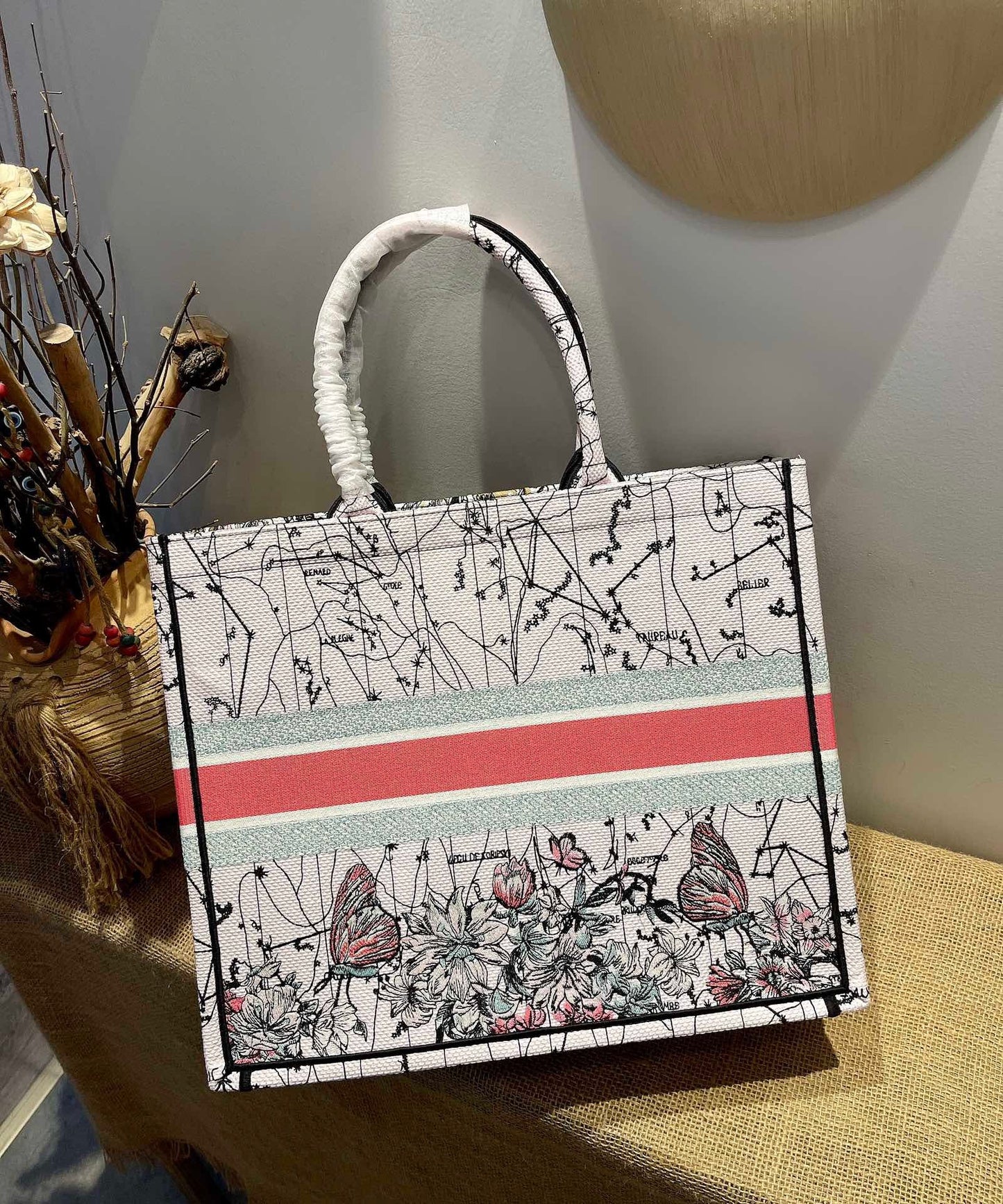 Top Quality Large Book Tote Red Multicolor, For Women, Womens Handbags 16.5in/42cm CD
