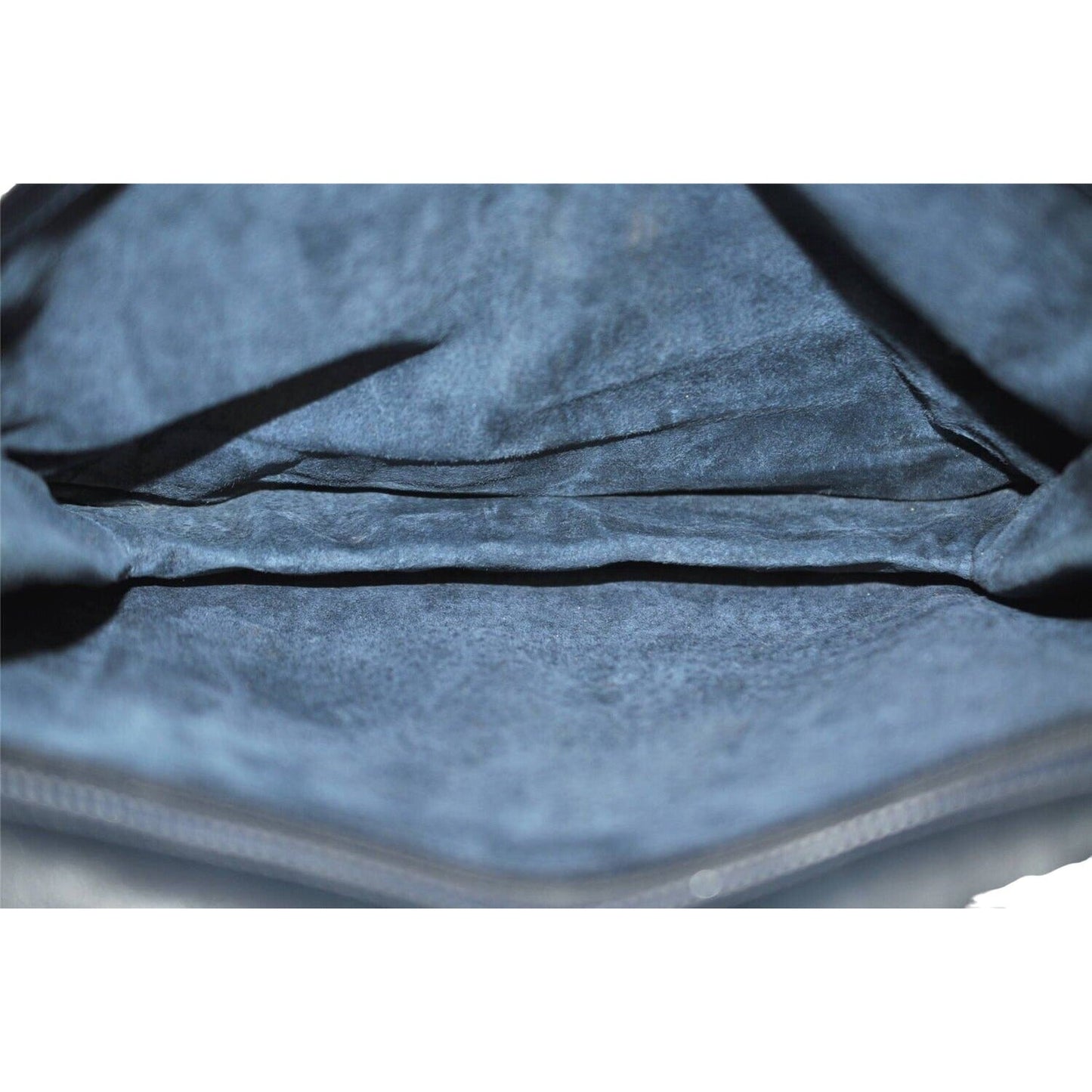 , RARE, Gucci 'Blondie' shoulder bag made from blue micro Guccissima print canvas & navy leather with an XL, cut out , gold 'GG'