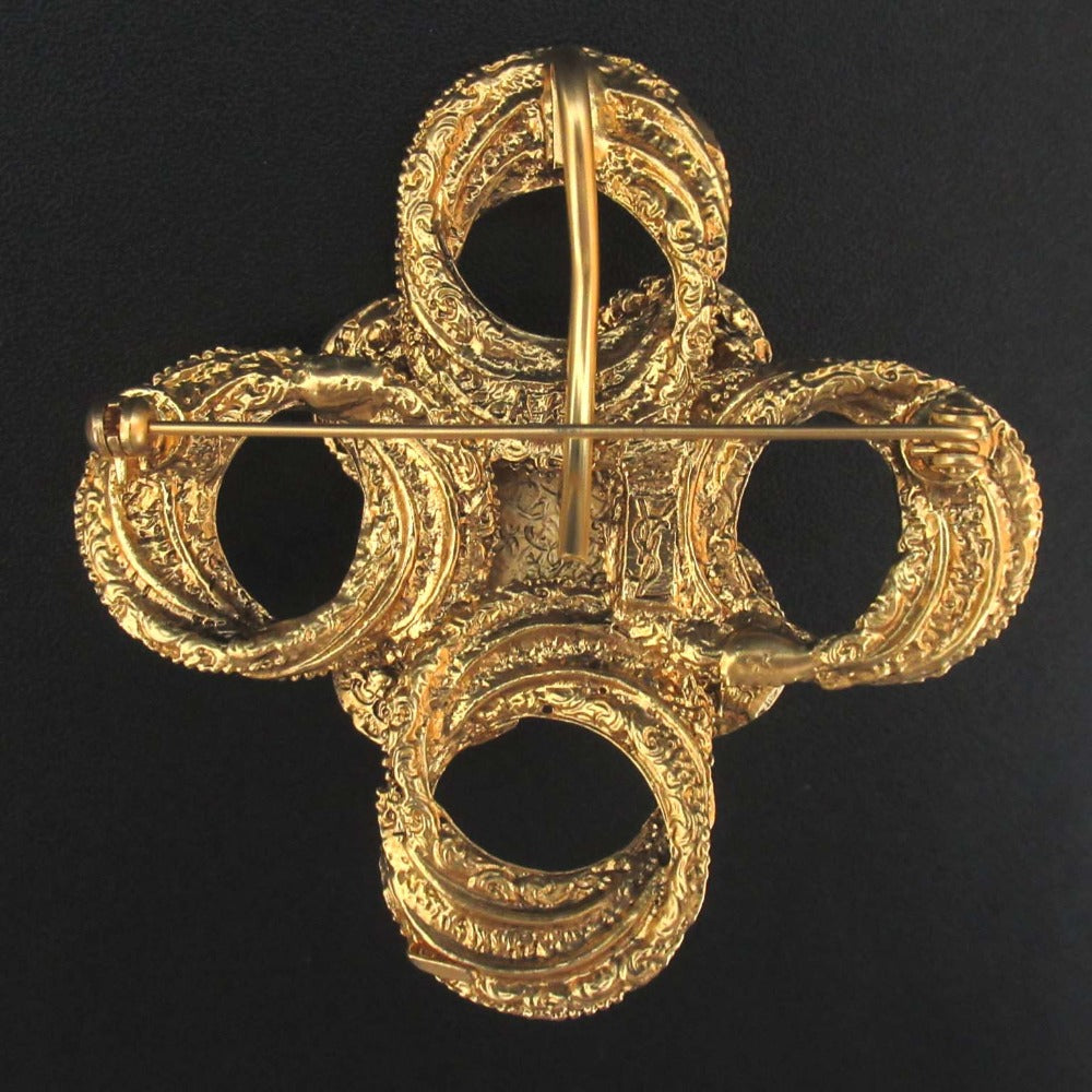 Yves Saint Laurent   Pearl Brooch