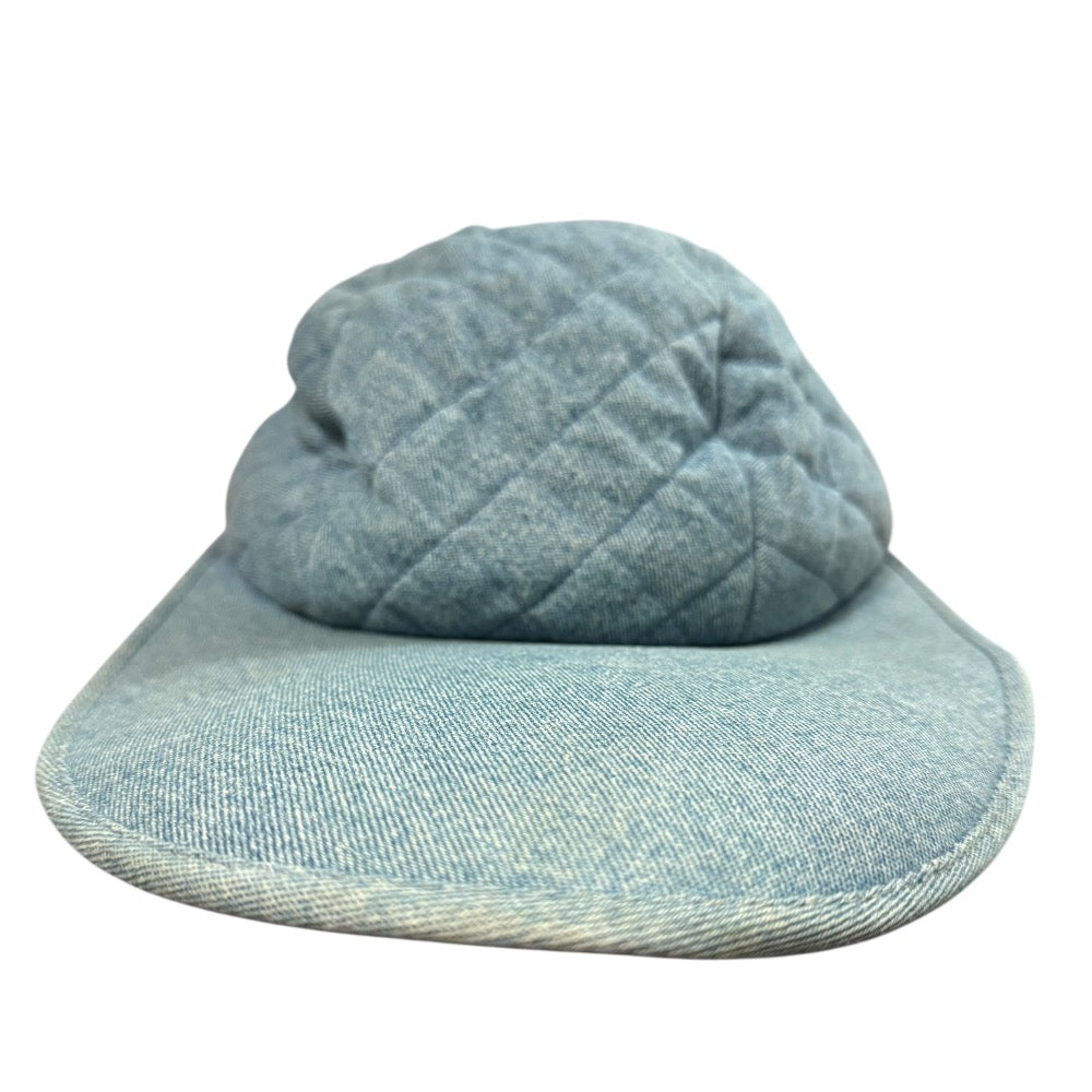 Chanel Matelassé Denim Cap